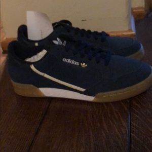 Adidas navy blue continental 80